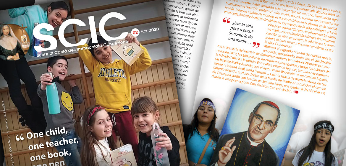 Già disponibile il numero 2 della rivista "SCIC" delle Suore di Carità dell'Immacolata Concezione di Ivrea