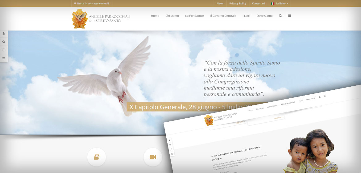 On-line il nuovo sito delle Ancelle Parrocchiali dello Spirito Santo
