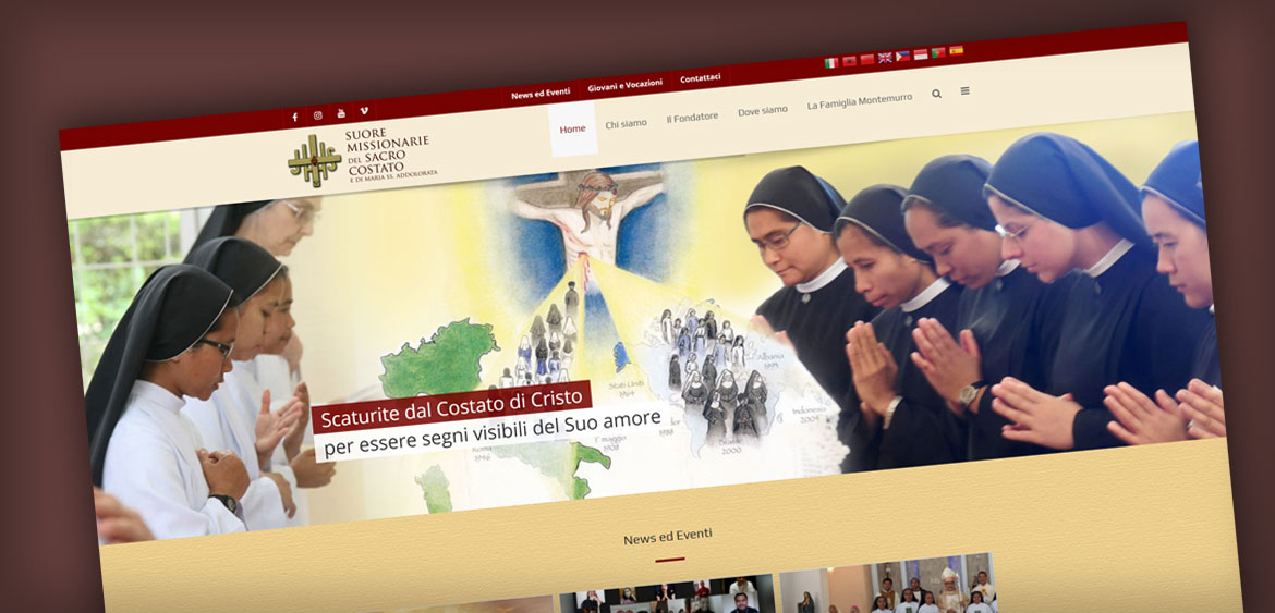 On-line il nuovo sito delle Missionarie del Sacro Costato