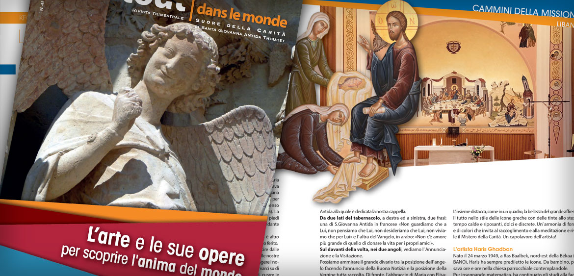 Disponibile il n°41 della rivista "Partout dans le Monde" delle Suore della Carità di Santa Giovanna Antida Thouret